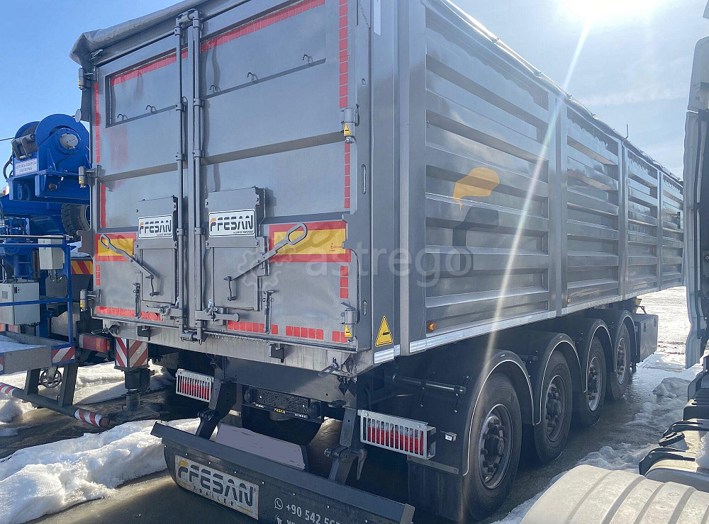 Полуприцеп FESAN FSN410 Самосвальный п/пр 4 оси зерновоз 50 м3 ССУ 1230 Краснодар - изображение 1