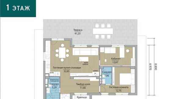 Коттедж, 170 м2, 4.83 сотки Истра