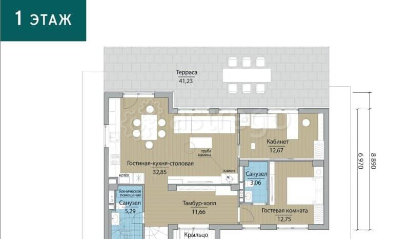 Коттедж, 170 м2, 4.83 сотки Истра - изображение 2