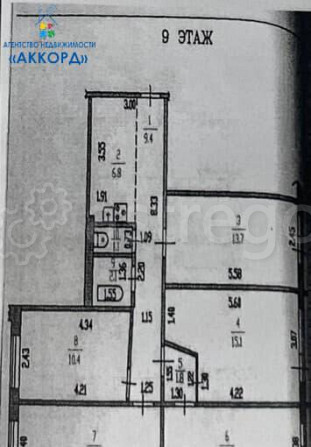 Комната, 13.4 м2, 9/9 эт. Барнаул - изображение 1
