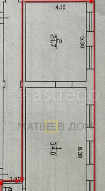 Свободного назначения, 58.3 м2 Санкт-Петербург - изображение 2