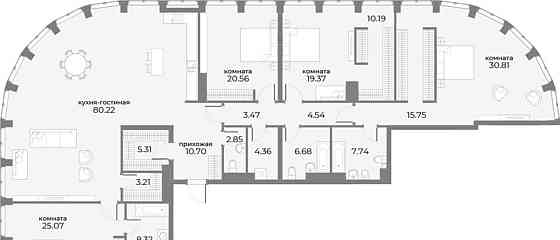 4-комн. квартира, 265.7 м2, 18/20 эт. Москва