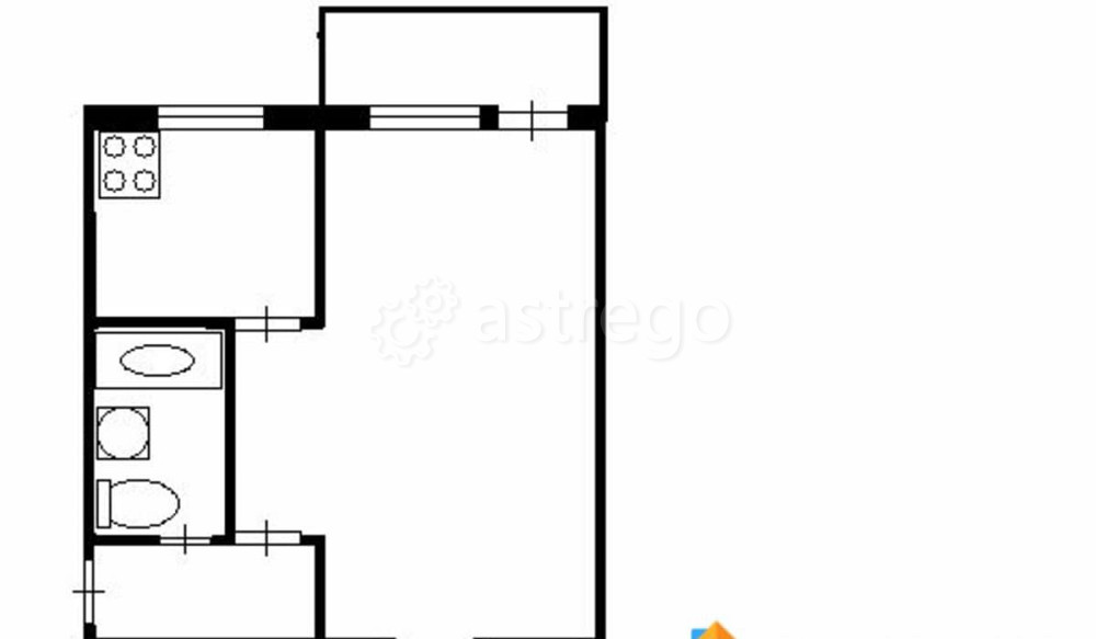 2-комн. квартира, 45 м2, 2/5 эт. Москва - изображение 7