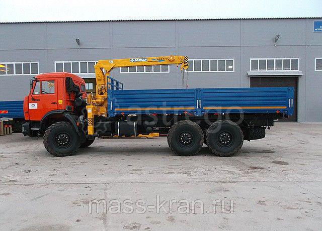 Манипулятор КМУ КАМАЗ 65117-3010-48 Евро-5 Soosan SCS736LII верхнее управление Борт сталь 6,8 м КамА Самара - изображение 1