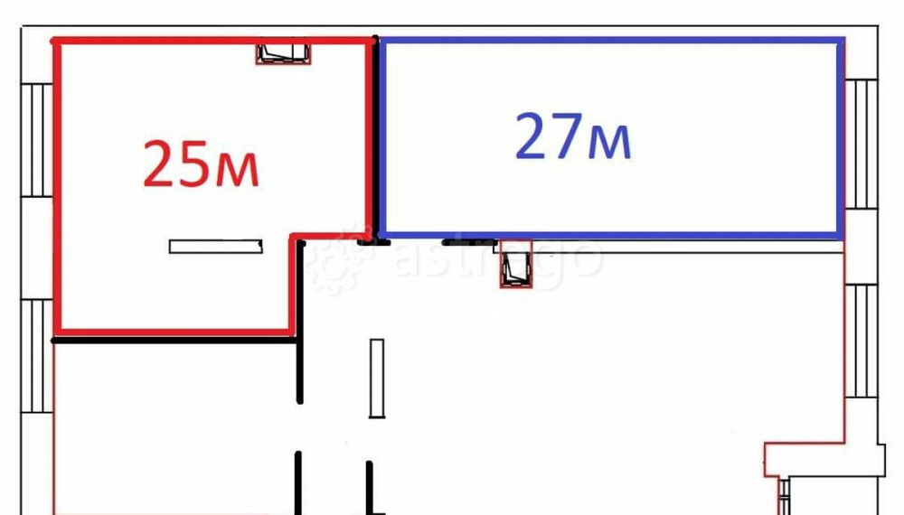 Свободного назначения, 25 м2 Пушкино - изображение 2
