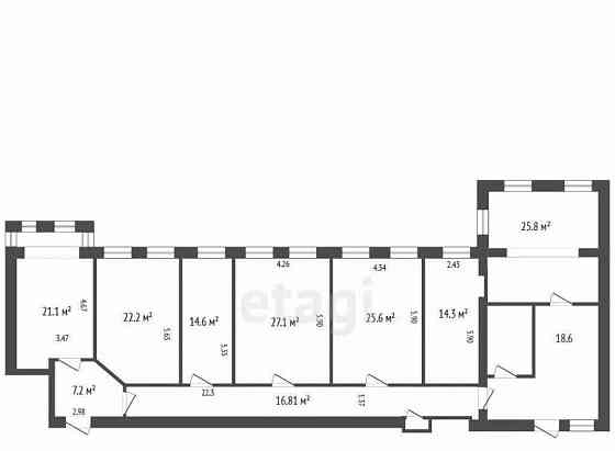 Комната, 25.6 м2, 2/5 эт. Санкт-Петербург