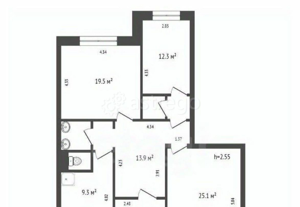 Офис, 92.6 м2 Красноярск - изображение 3