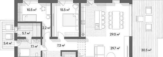 Коттедж, 198.2 м2, 12 соток Санкт-Петербург