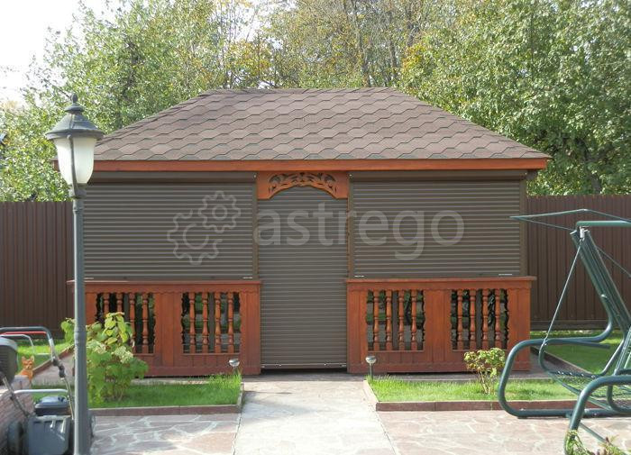 Роллеты на беседку Челябинск - изображение 1