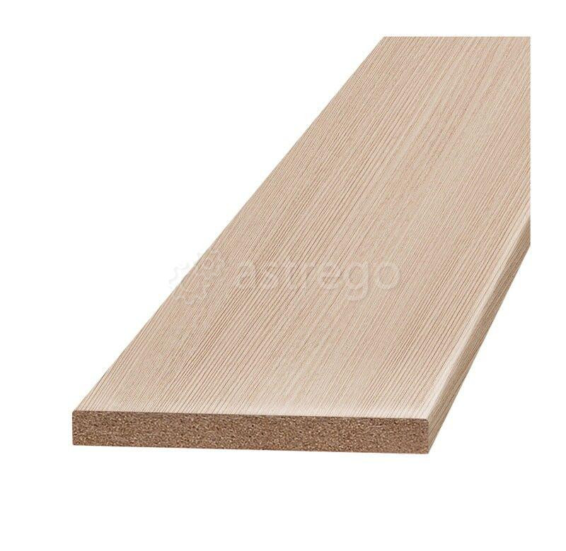 Дверной добор из экошпона 120x10x2200мм беленый дуб Олови Екатеринбург - изображение 1