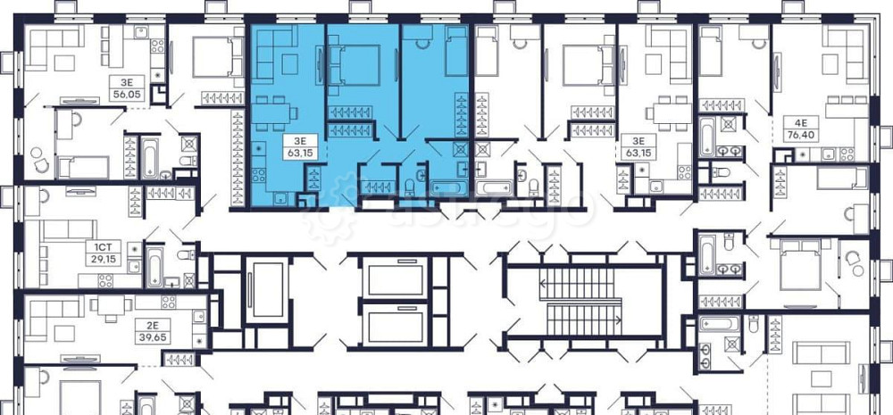 2-комн. квартира, 63.15 м2, 19/28 эт. Красногорск - изображение 7
