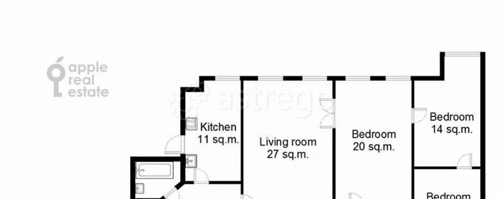 4-комн. квартира, 110 м2, 5/7 эт. Москва - изображение 4