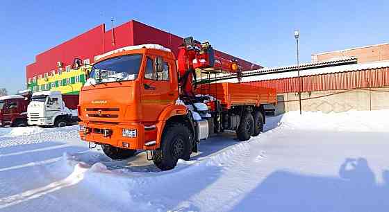 Бортовой грузовик КАМАЗ 43118-50 6х6 с КМУ Palfinger Inman IT 150 Набережные Челны