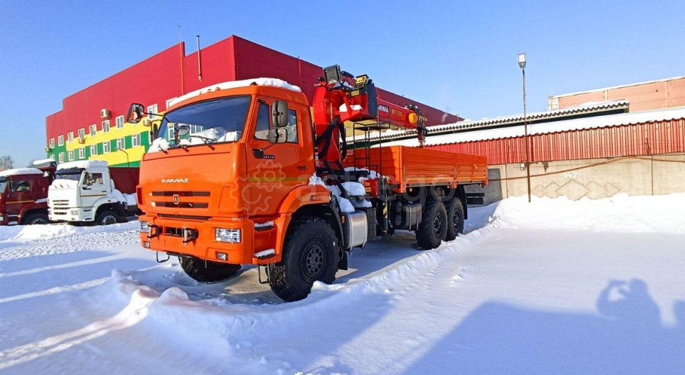 Бортовой грузовик КАМАЗ 43118-50 6х6 с КМУ Palfinger Inman IT 150 Набережные Челны - изображение 1