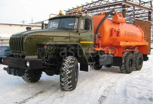 Автоцистерна АКН-10 нефтепромысловая вакуумная на шасси Урал-4320 Самара - изображение 1