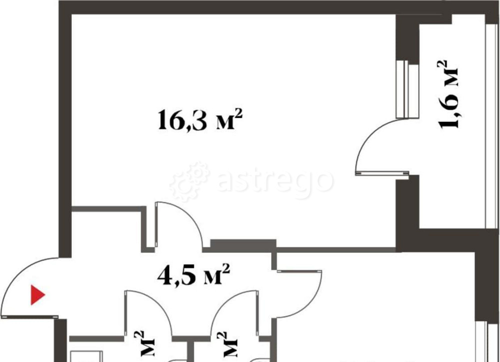 1-комн. квартира, 38 м2, 5/6 эт. Красногорск - изображение 1