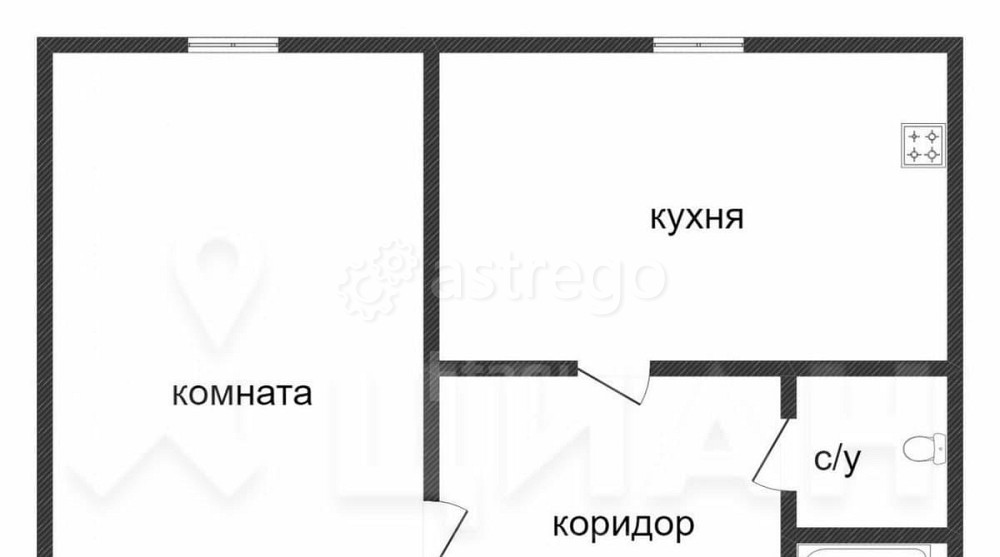 1-комн. квартира, 35 м2, 10/12 эт. Москва - изображение 6