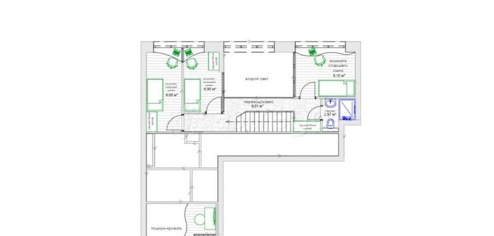 4-комн. квартира, 136.5 м2, 8/8 эт. Москва - изображение 4