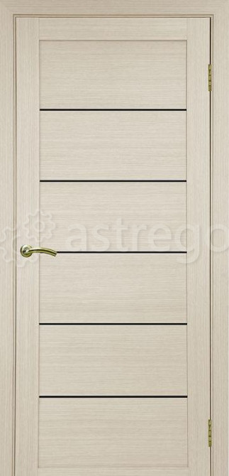 Дверь межкомнатная Турин 508.12.80 Эко-шпон Дуб беленый FL-Панель /LACчерн 60x200 см Пятигорск - изображение 1