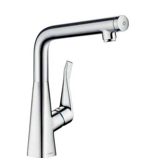 Смеситель для кухни Hansgrohe, Metris Select M71, однорычажный, 14883800 Москва
