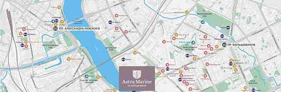 1-комн. апарт-ы, 26 м2, 3/9 эт. Санкт-Петербург