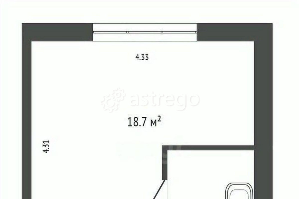 Студия, 18.7 м2, 4/9 эт. Красноярск - изображение 5