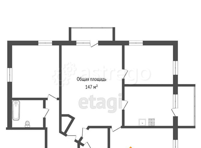 4-комн. квартира, 147 м2, 4/5 эт. Бийск - изображение 2