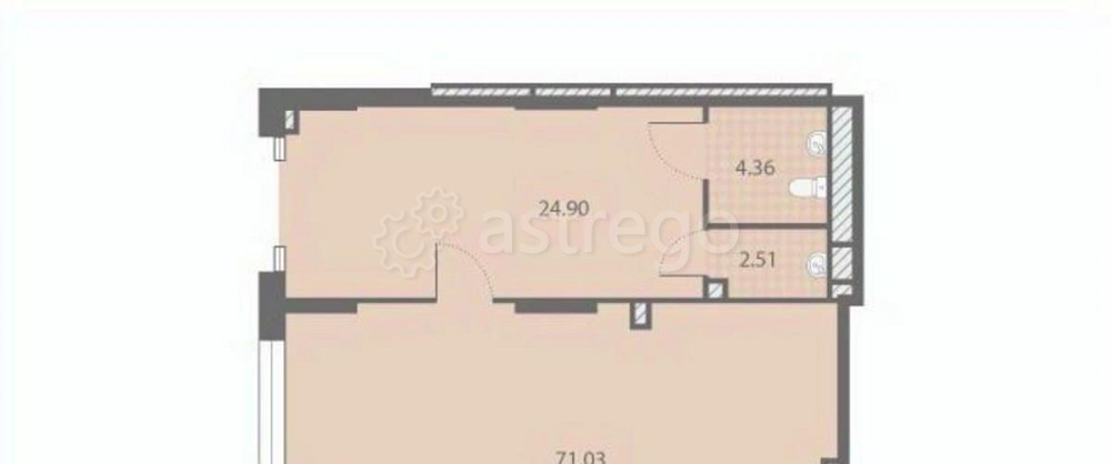 Свободного назначения, 102.8 м2 Санкт-Петербург - изображение 1