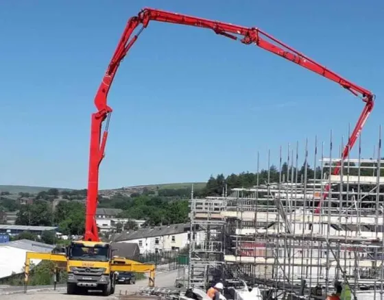 Услуги автобетононасоса Новосибирск