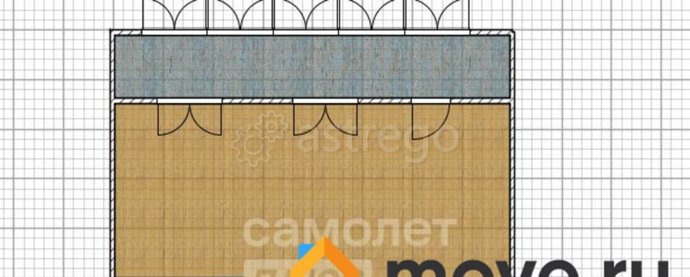 Студия, 38.8 м2, 1/9 эт. Бийск - изображение 3