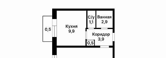 1-комн. квартира, 38.4 м2, 17/22 эт. Москва