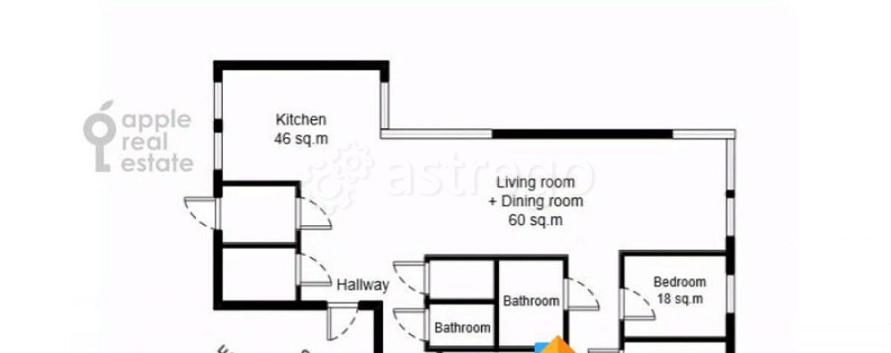 5-комн. квартира, 360 м2, 1/3 эт. Москва - изображение 4