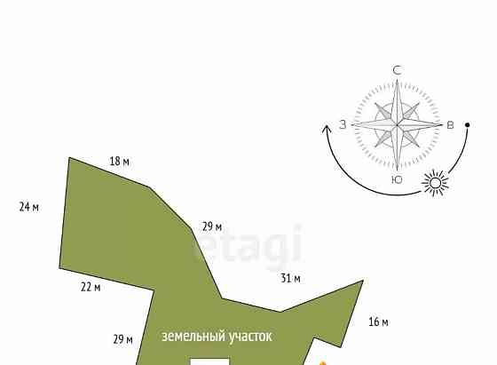 Земельный участок, 32 сотки Емельяново