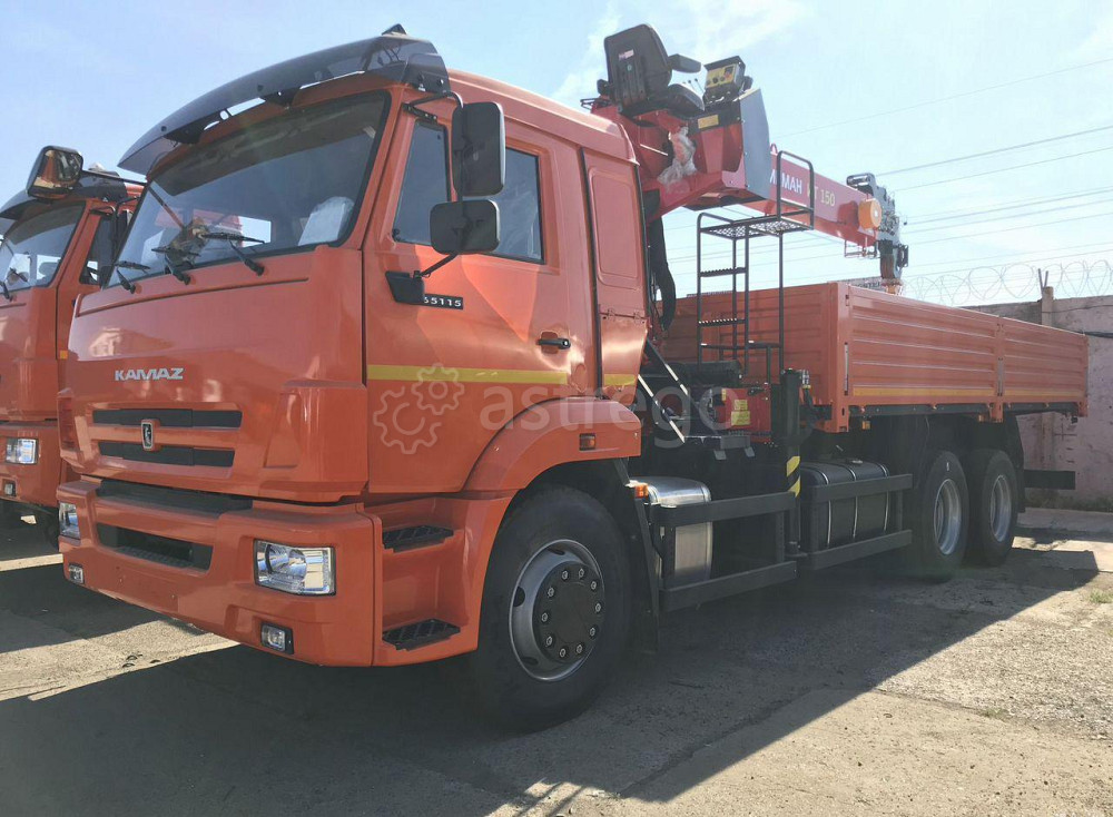 Бортовой грузовик КАМАЗ 65115 с КМУ Palfinger Inman IT 150 Набережные Челны - изображение 1