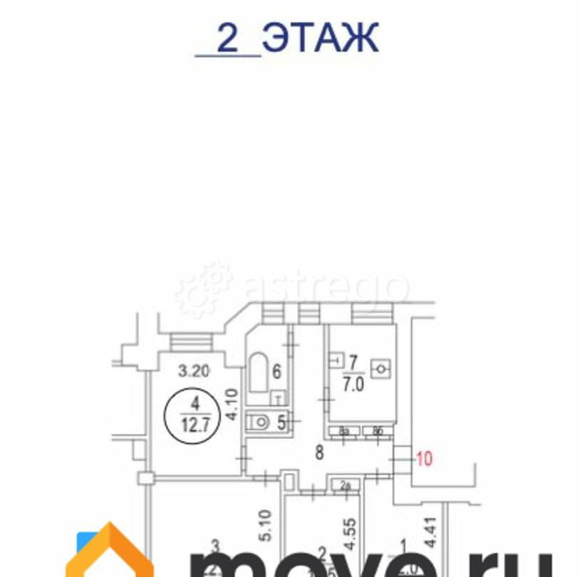 Комната, 12.7 м2, 2/5 эт. Москва - изображение 4