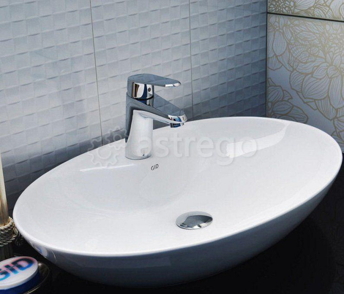 Раковина на столешницу Cerama LUX 9438 (65х43х12) Красноярск - изображение 1
