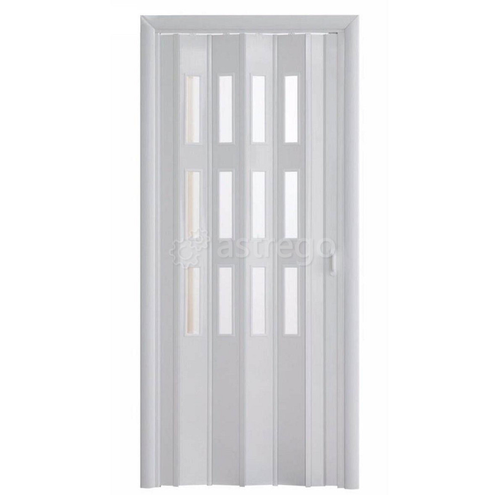 Дверь раздвижная со стеклом Белый глянец 2050х840 Екатеринбург - изображение 1