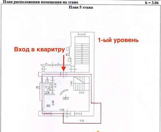 3-комн. квартира, 122.5 м2, 5/6 эт. Санкт-Петербург