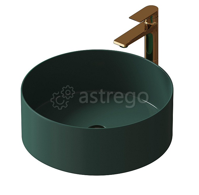Раковина на столешницу Grossman GR 3013 OLM (40х40х12) Оливковый Красноярск - изображение 1