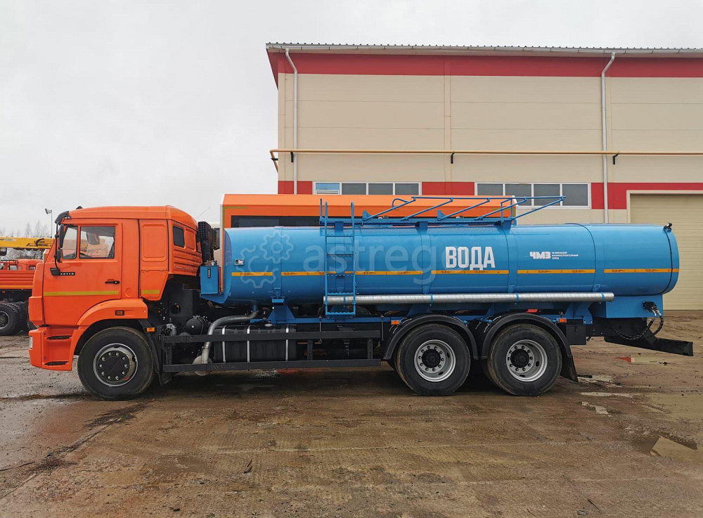 АЦ пищевая КАМАЗ-65115 (мод. 7074А5-50, 13 м3, 2 отс.,насос СВН-80, сп. место, ЧМЗ) Краснодар - изображение 1