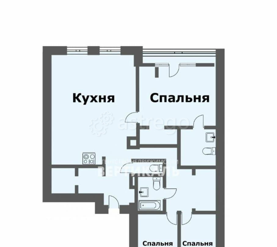 4-комн. квартира, 180 м2, 2/14 эт. Москва - изображение 2