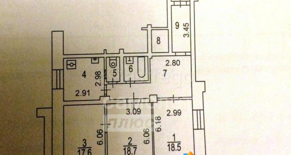Комната, 18.5 м2, 1/8 эт. Москва - изображение 5