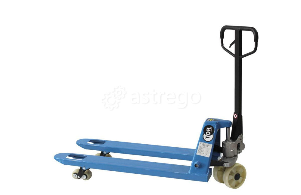 Тележка гидравлическая 2500 кг 1150 мм нейлоновые колеса TOR RHP(BF) Уфа - изображение 1