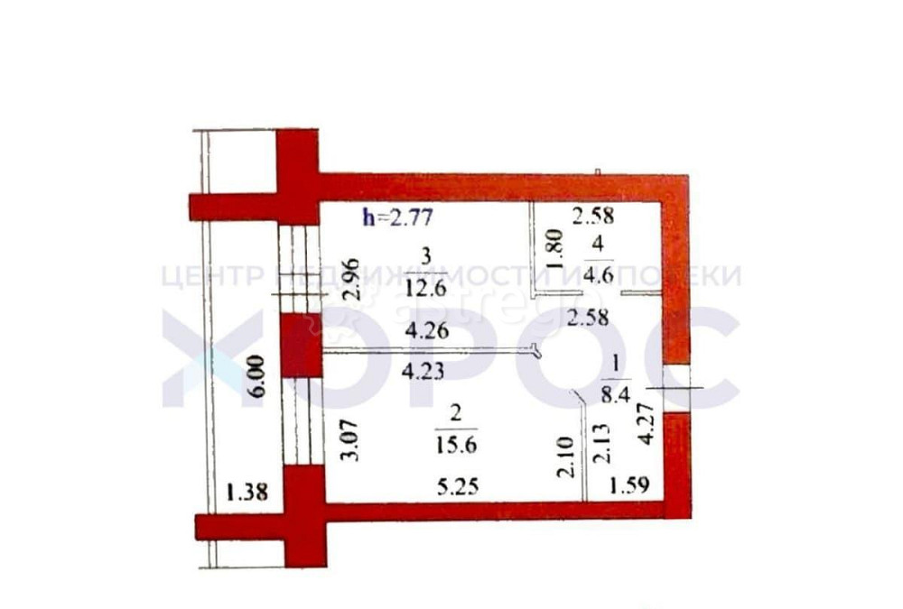 1-комн. квартира, 41.2 м2, 6/12 эт. Благовещенск - изображение 8