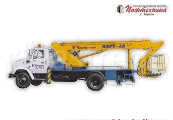 Подъемник автомобильный рычажно-телескопический ПАРТ-28 ЗИЛ-433112 Новосибирск - изображение 1