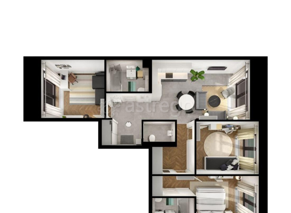 3-комн. квартира, 79.5 м2, 5/9 эт. Санкт-Петербург - изображение 2