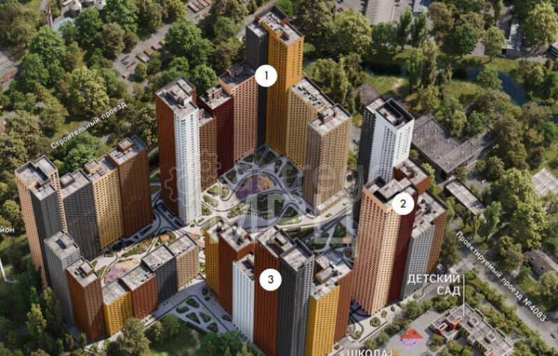 2-комн. квартира, 56.1 м2, 8/27 эт. Москва - изображение 5