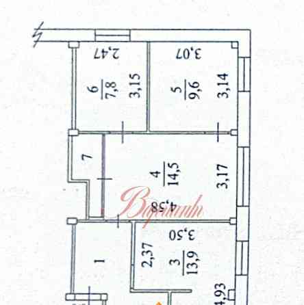 4-комн. квартира, 58.8 м2, 2/5 эт. Северодвинск
