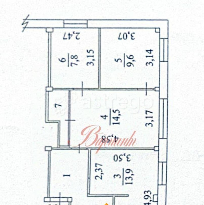 4-комн. квартира, 58.8 м2, 2/5 эт. Северодвинск - изображение 4