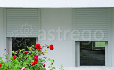 Рольставня автоматическая на двухстворчатое окно Alutech 1300х1400 мм Красноярск - изображение 1